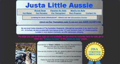 Desktop Screenshot of justalittleaussie.com